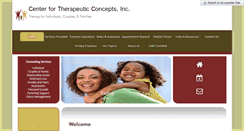 Desktop Screenshot of center4therapeuticconcepts.com